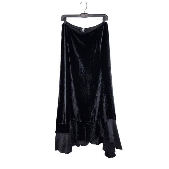 Cynthia Ashby Women's Lagenlook Velvet Asymmetrical Silk Rayon
